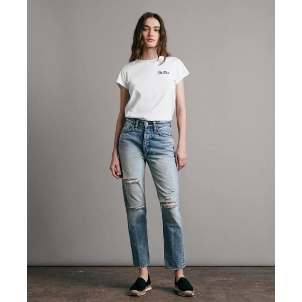 Rag n Bone Women’s Light Blue Straight Jeans, Size 26